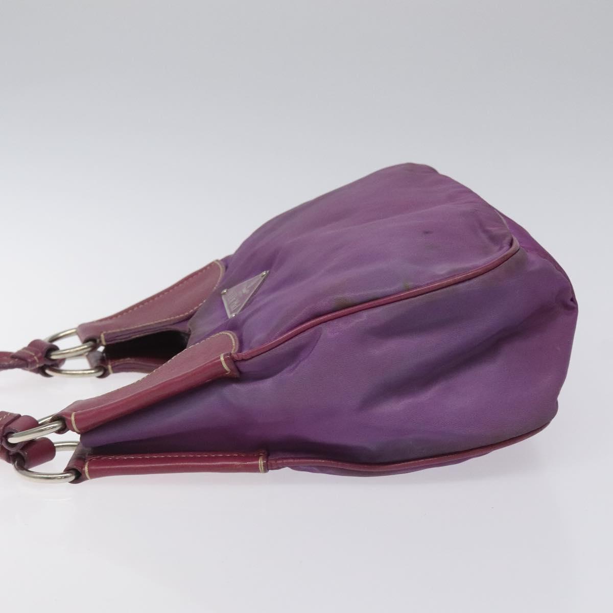 PRADA Shoulder Bag Nylon Purple Auth BD1861 | eBay