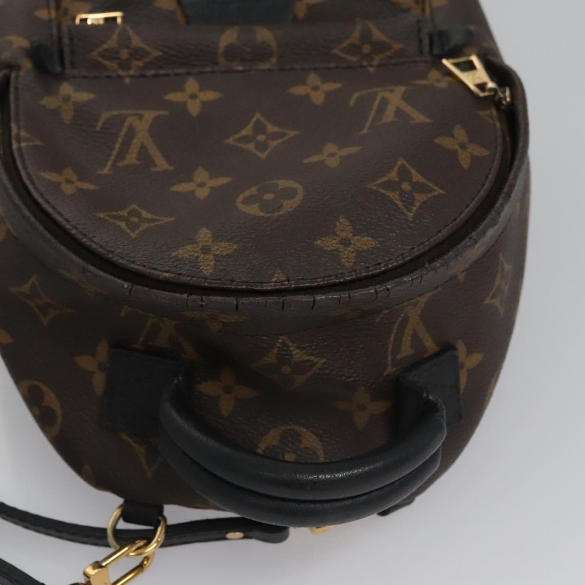 LOUIS VUITTON Monogram Palm Springs MINI Backpack M41562 LV Auth