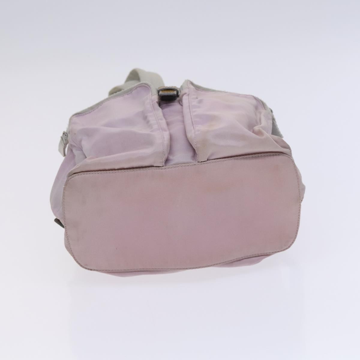 PRADA Backpack Nylon Pink Silver Auth BD597 | eBay display picture 1