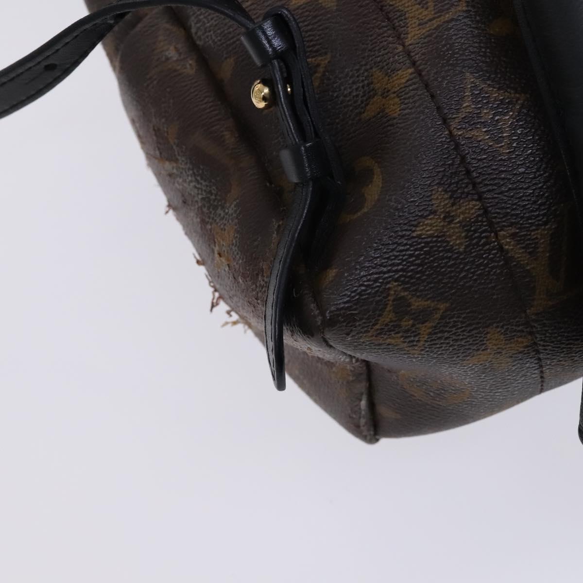 LOUIS VUITTON Monogram Palm Springs PM Backpack M41560 LV Auth BD858 LOUIS VUITTON Palm Springs PM Monogram Canvas Brown Backpack main image 2