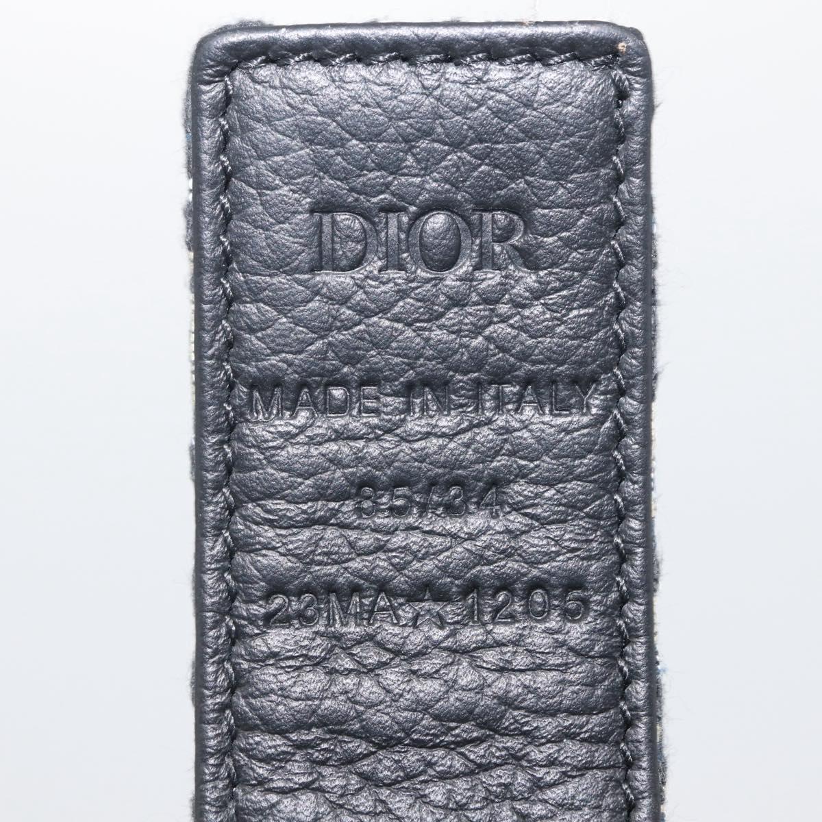 Christian Dior Oblique Trotter Canvas Belt 40.2