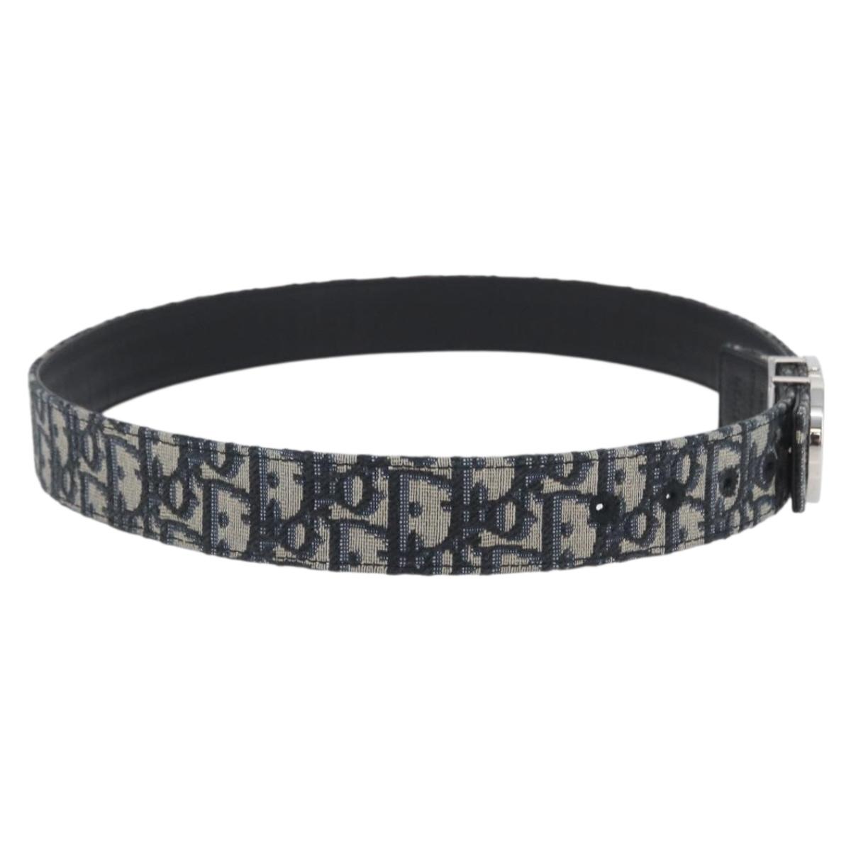 DIORベルト Christian Dior Oblique Trotter Canvas Belt 40.2