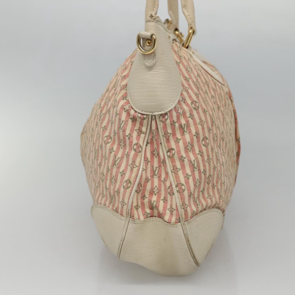LOUIS VUITTON Mini Lin Marina GM Hand Bag Croisette 2way Pink