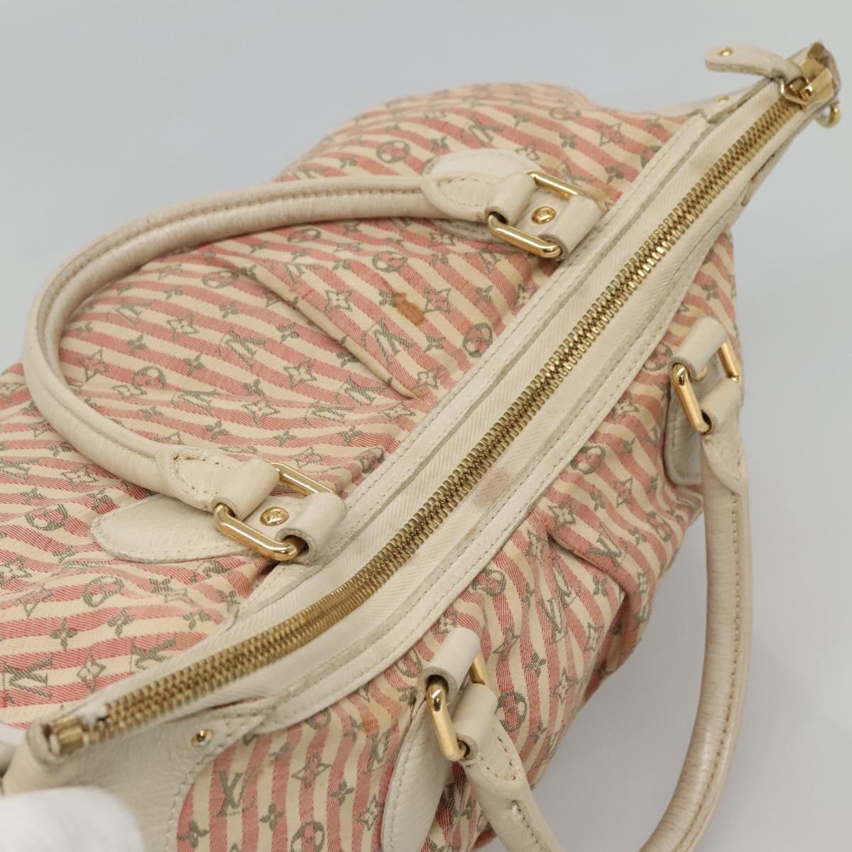 LOUIS VUITTON Mini Lin Marina GM Hand Bag Croisette 2way Pink