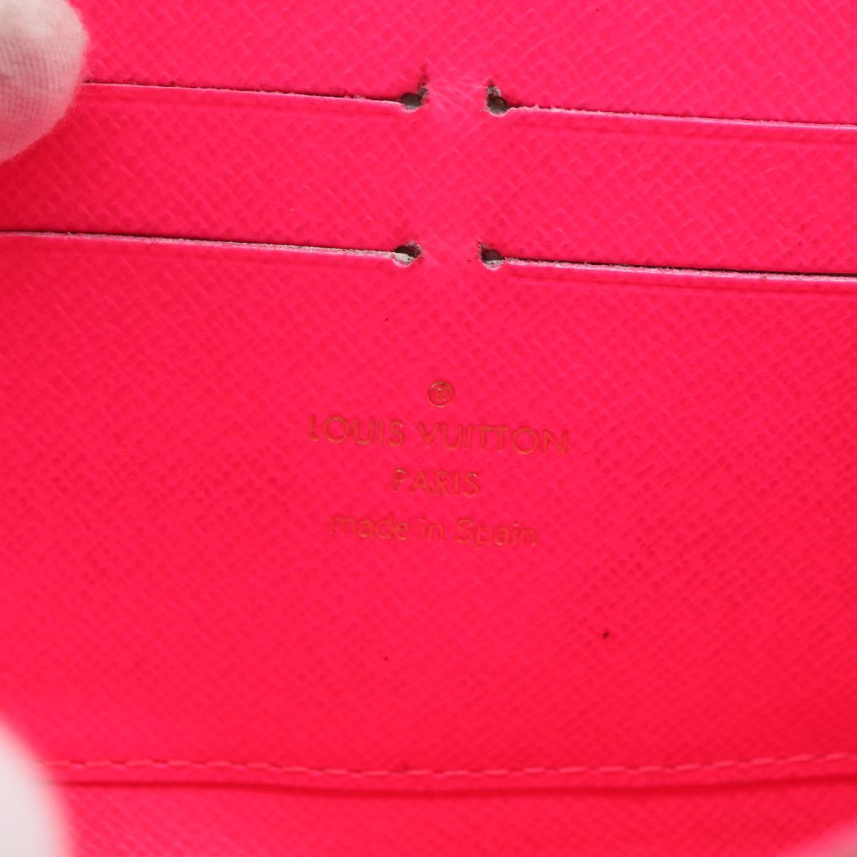 LOUIS VUITTON Monogram Graffiti Zippy Wallet Wallet Pink M93710