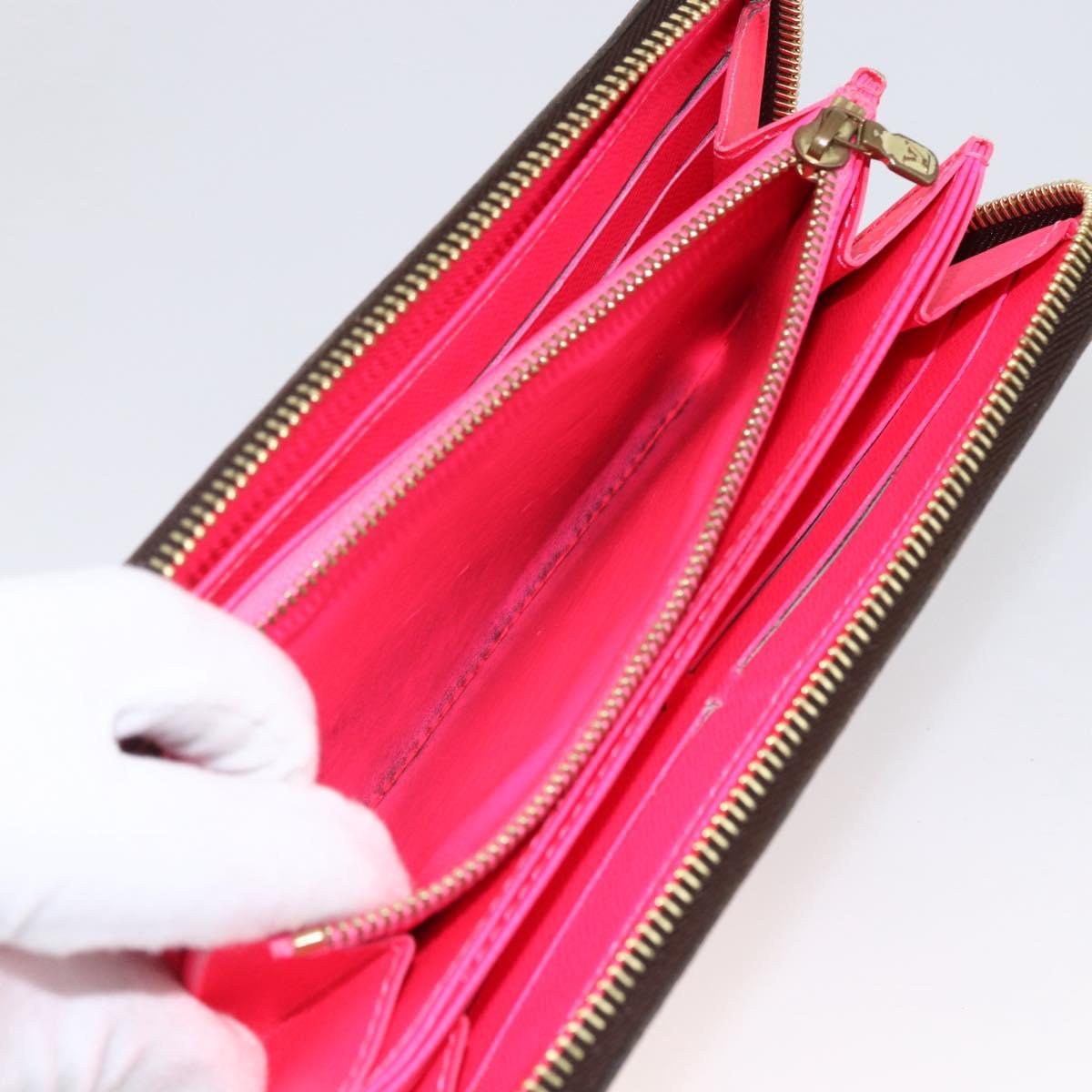 LOUIS VUITTON Monogram Graffiti Zippy Wallet Wallet Pink M93710