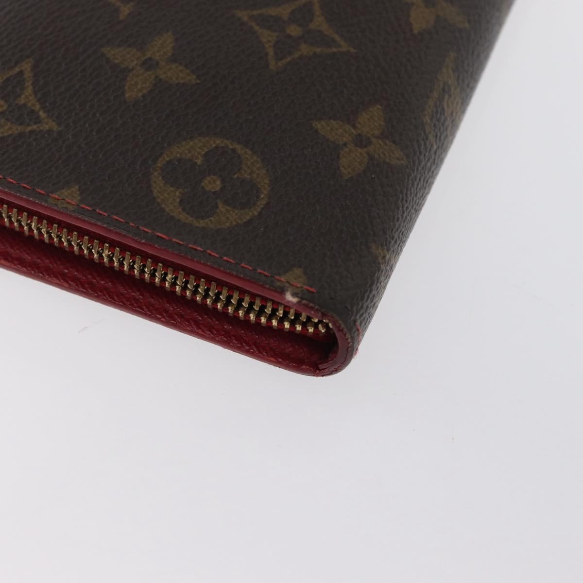 LOUIS VUITTON Monogram Cherry Porte Monnaie Zip Long Wallet M95006