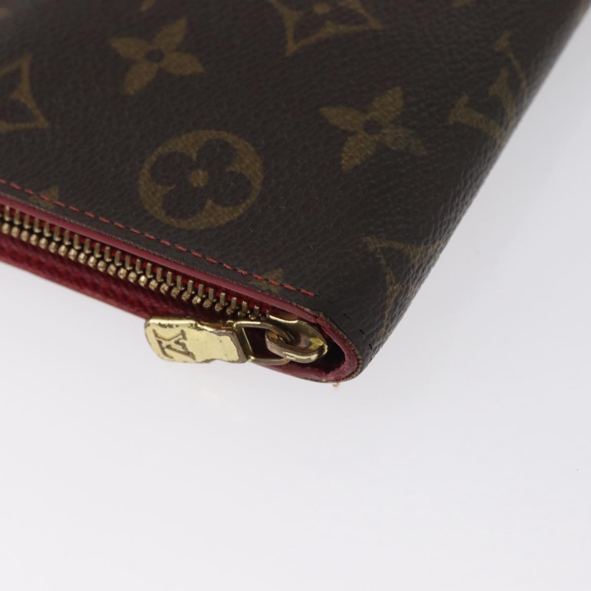 LOUIS VUITTON Monogram Cherry Porte Monnaie Zip Long Wallet M95006