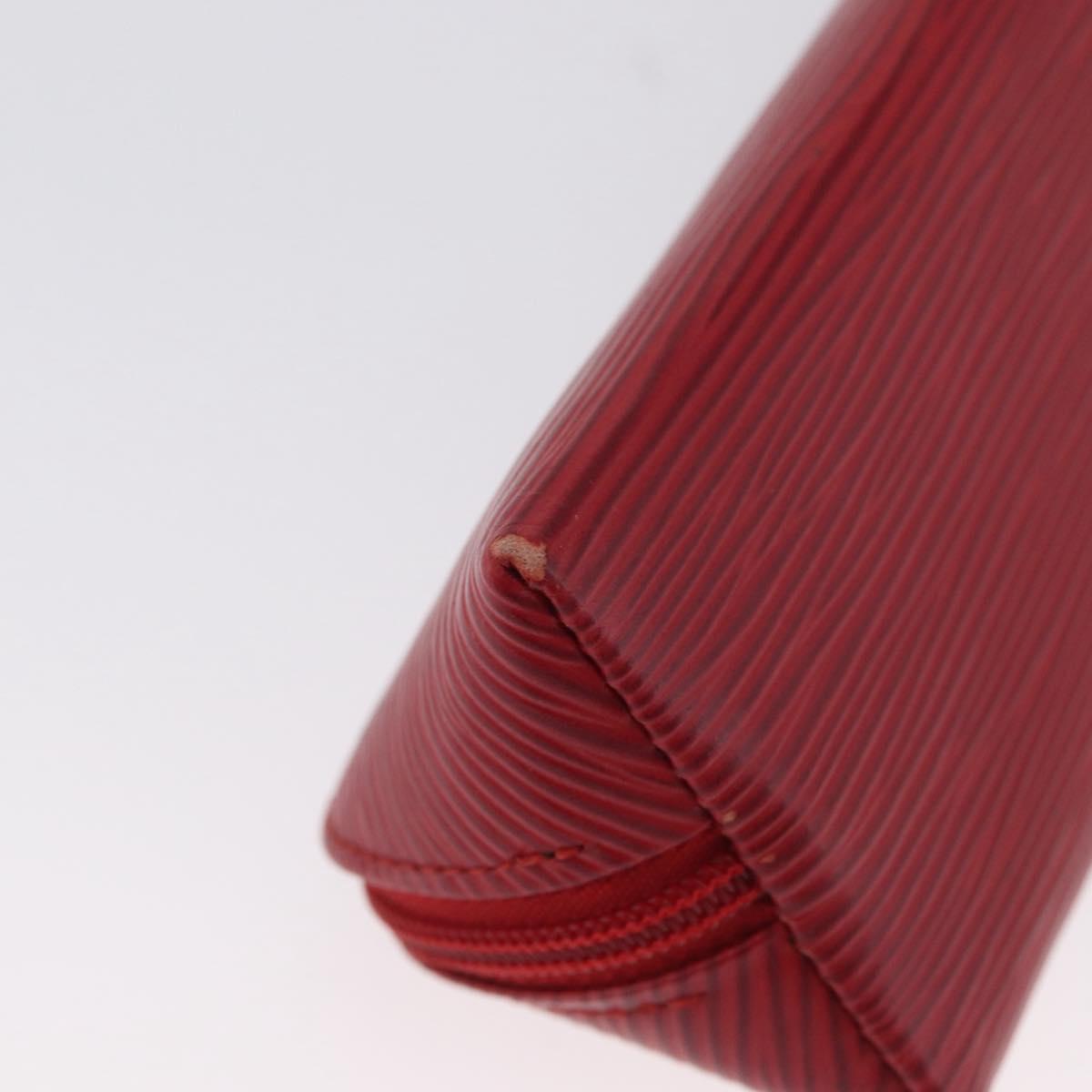 LOUIS VUITTON Epi Trousse Crayons Pen Case Red M56547 LV Auth