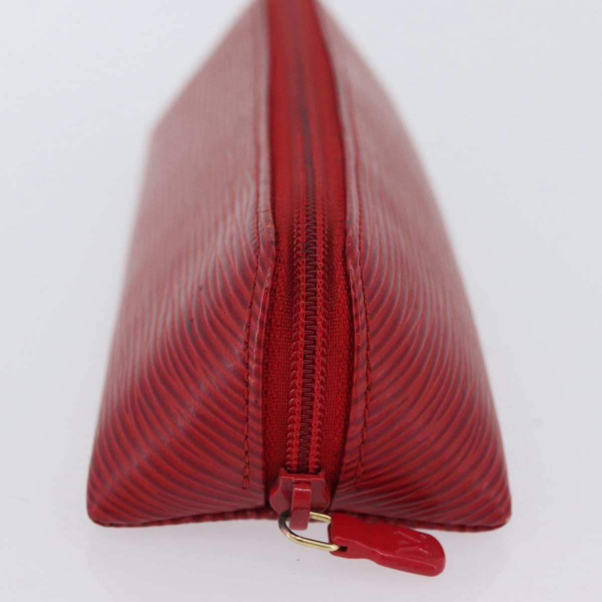 LOUIS VUITTON Epi Trousse Crayons Pen Case Red M56547 LV Auth