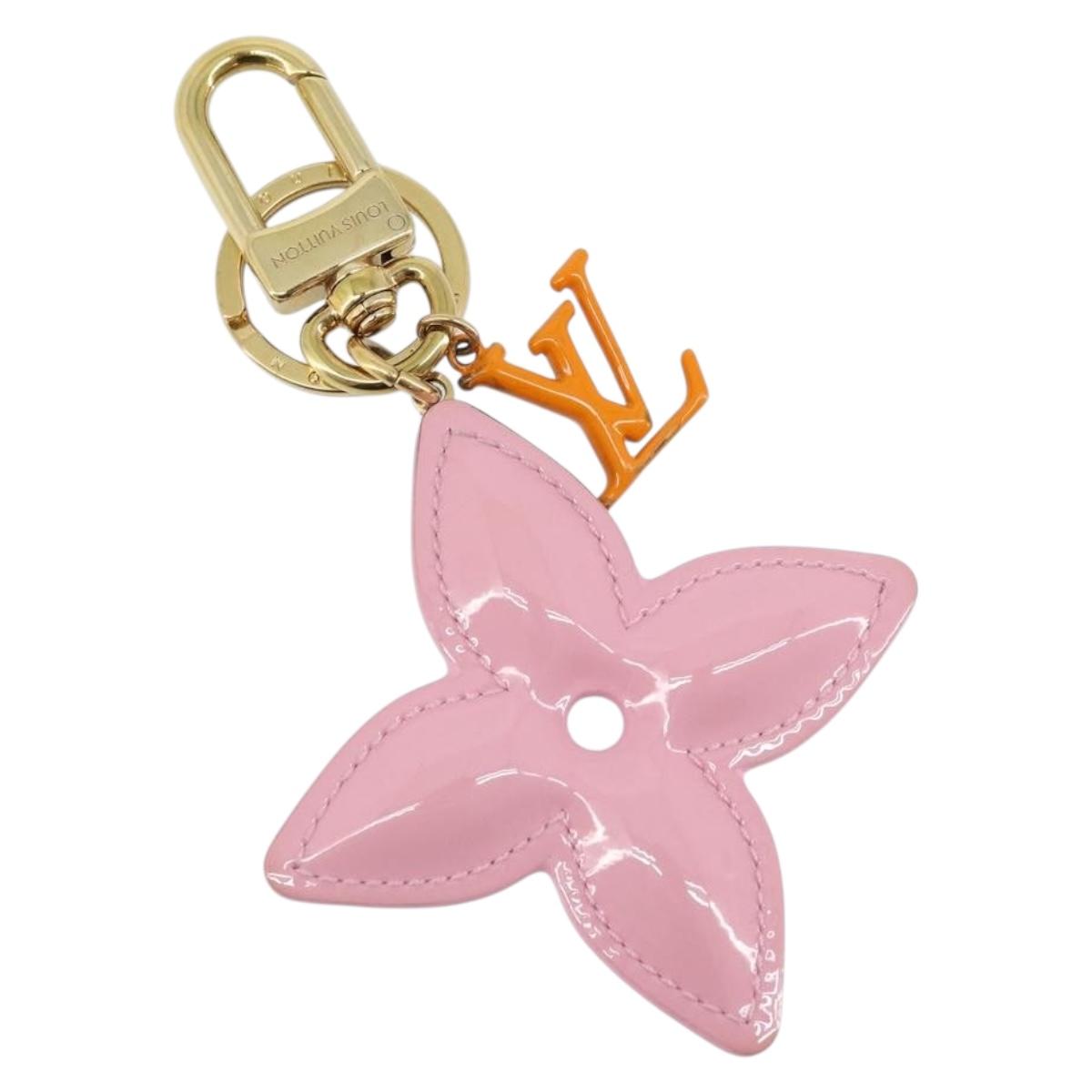 LOUIS VUITTON Monogram LV Pop Flower Bag Charm Pink M01963 Auth
