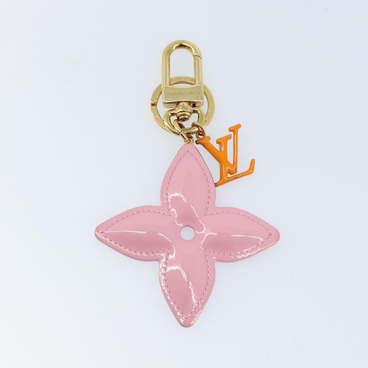 LOUIS VUITTON Monogram LV Pop Flower Bag Charm Pink M01963 Auth
