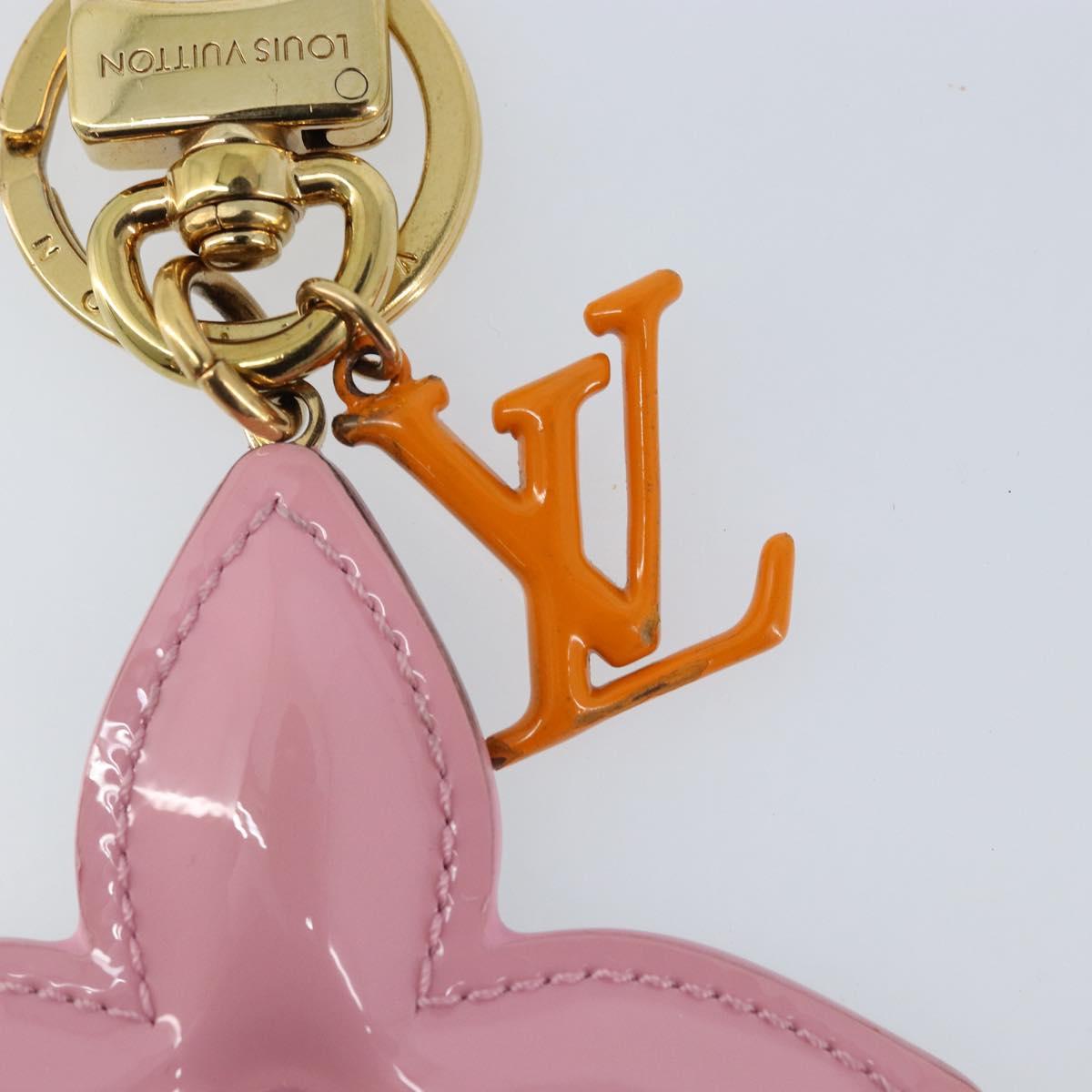 LOUIS VUITTON Monogram LV Pop Flower Bag Charm Pink M01963 Auth