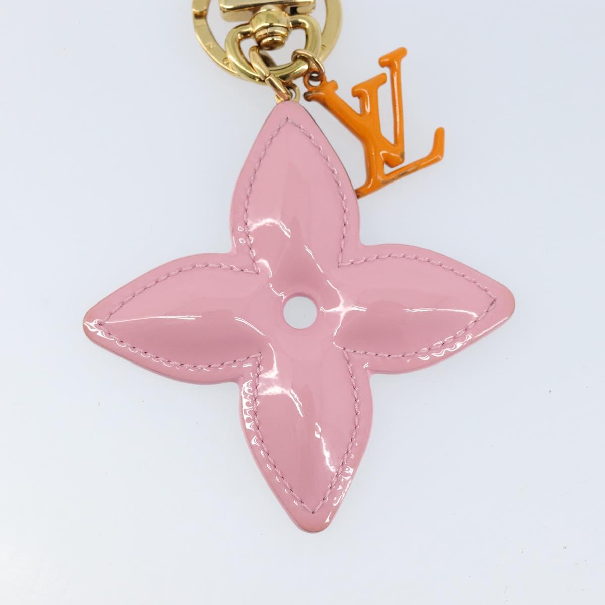 LOUIS VUITTON Monogram LV Pop Flower Bag Charm Pink M01963 Auth