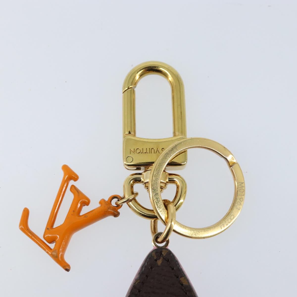 LOUIS VUITTON Monogram LV Pop Flower Bag Charm Pink M01963 Auth