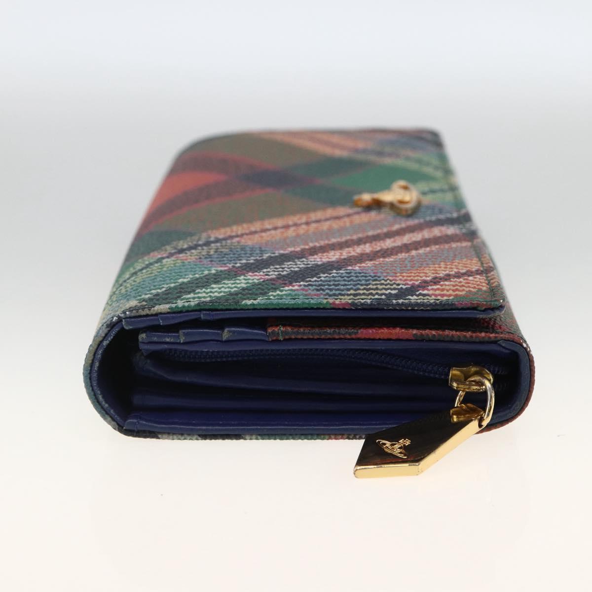 Vivienne Westwood Long Wallet PVC Multicolor Gold Auth LNZ856 | eBay