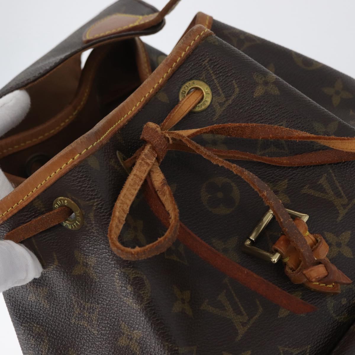 LOUIS VUITTON Monogram Montsouris MM Backpack M51136 LV Auth BSZ653 LOUIS VUITTON Monogram Montsouris MM Backpack M51136 LV Auth  main image 3