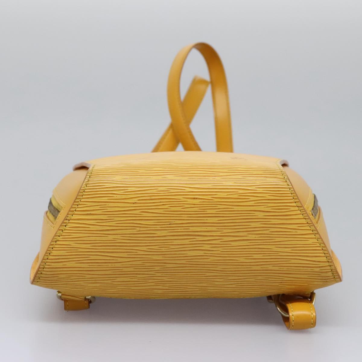 LOUIS VUITTON Epi Mabillon Backpack Yellow M52239 LV Auth 