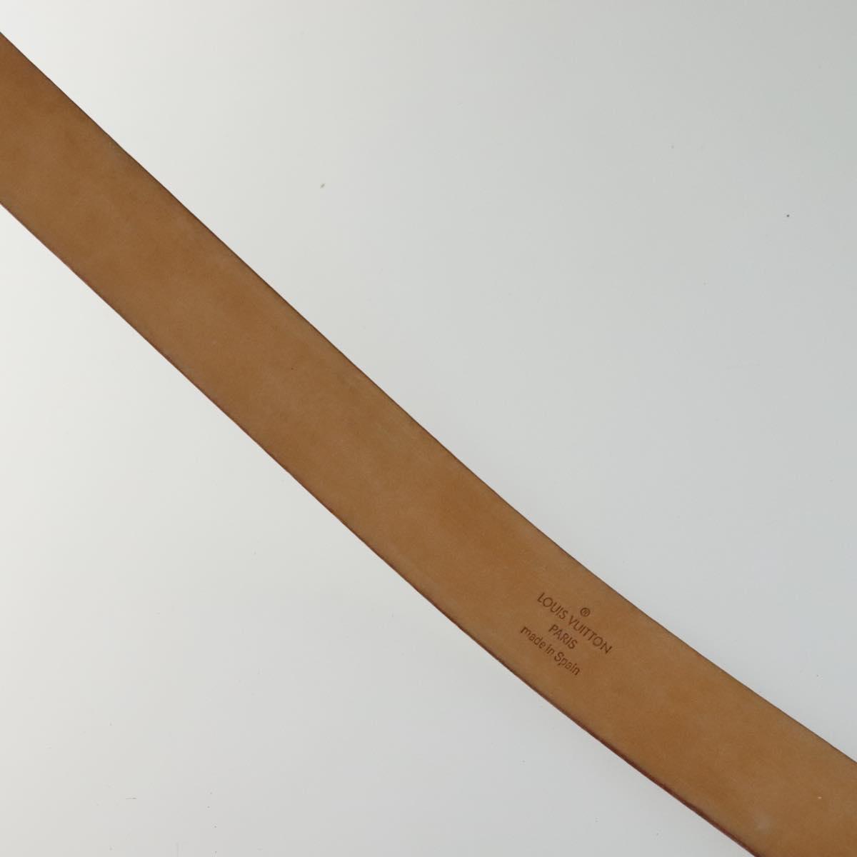 LOUIS VUITTON Monogram Multicolor Ceinture Carre Belt White M9270U LV Auth MY153 LOUIS VUITTON Monogram Multicolor Ceinture Carre Belt White  main image 4