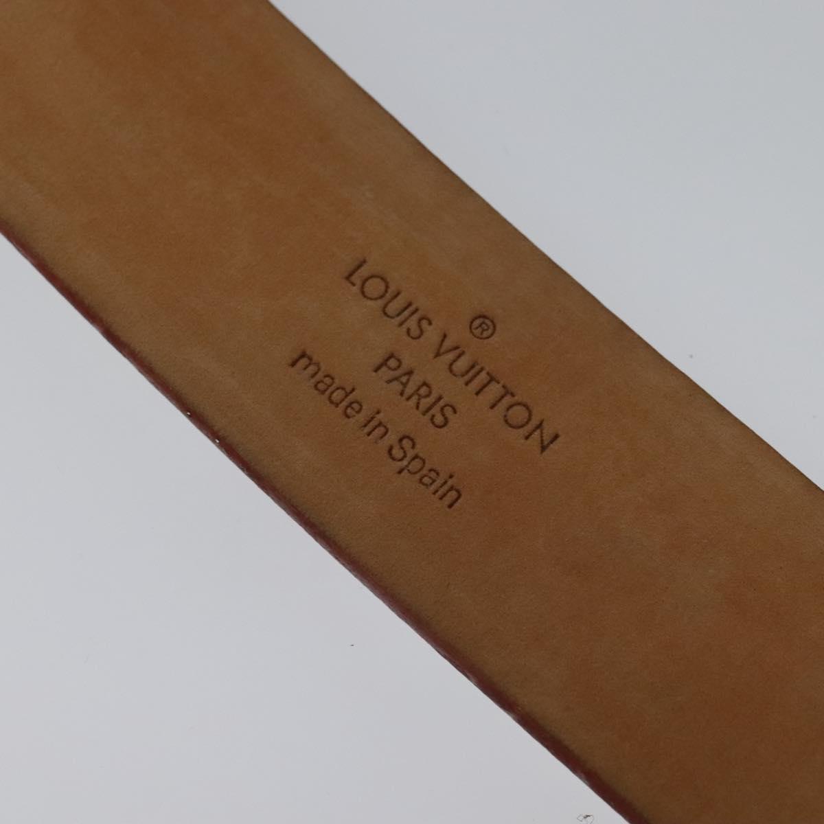LOUIS VUITTON Monogram Multicolor Ceinture Carre Belt White M9270U LV Auth MY153 LOUIS VUITTON Monogram Multicolor Ceinture Carre Belt White  main image 2