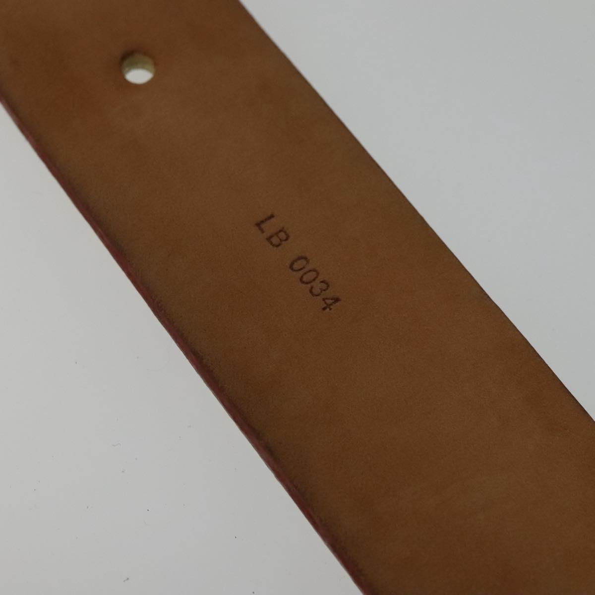 LOUIS VUITTON Monogram Multicolor Ceinture Carre Belt White  display picture 1