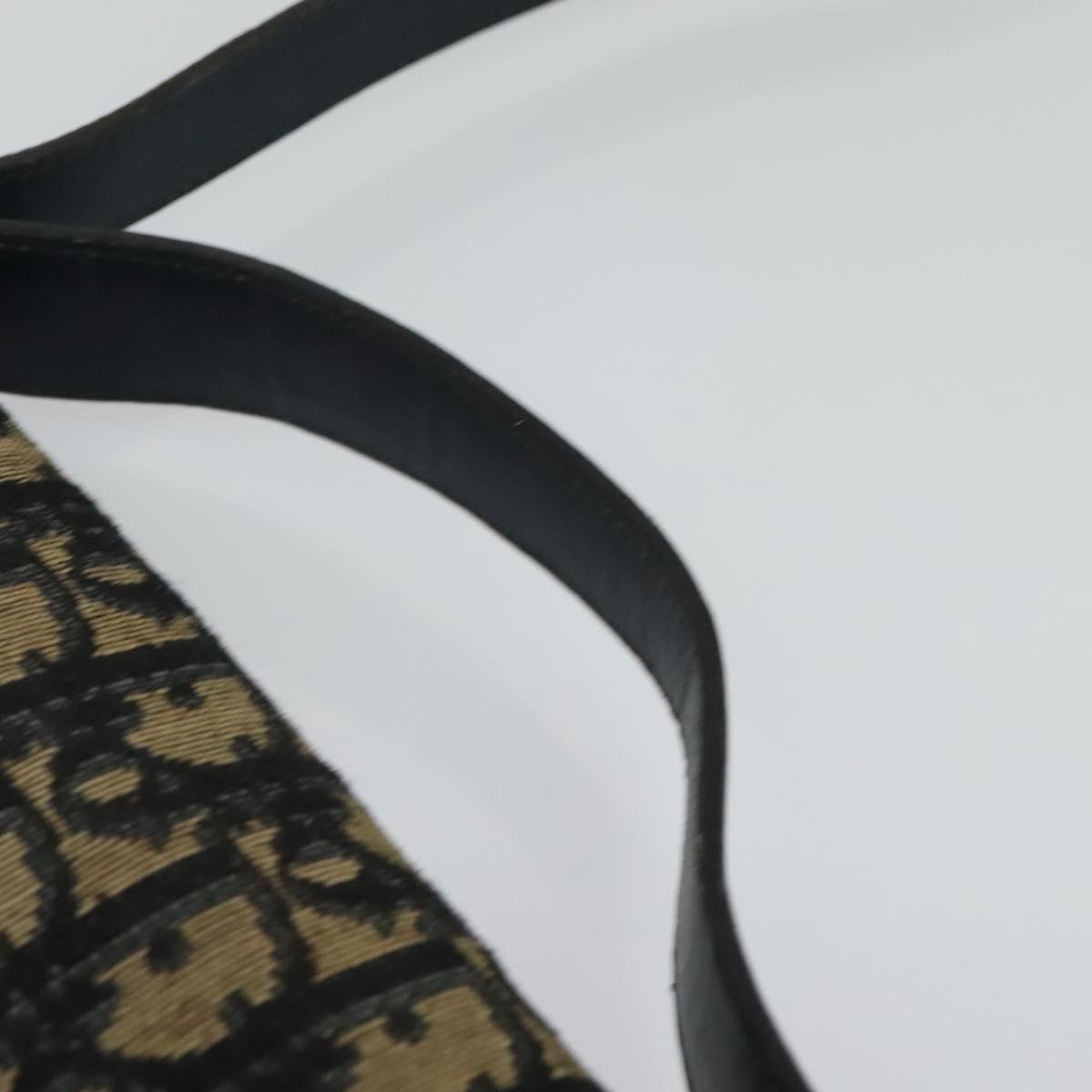 Christian Dior Trotter Canvas Shoulder Bag Navy Auth MY396 | eBay