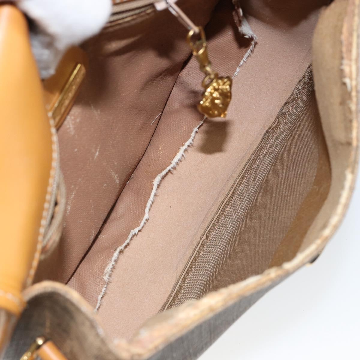 GUCCI Micro GG Supreme Shoulder Bag PVC Beige Gold 007 115 0074