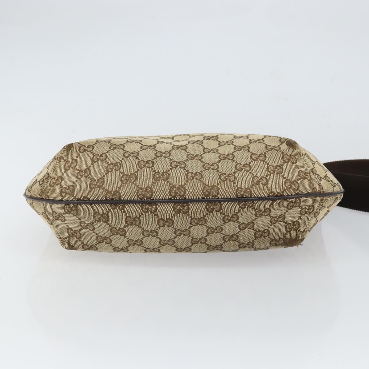 GUCCI GG Canvas Shoulder Bag Beige Gold 181092 Auth SW2067 | eBay
