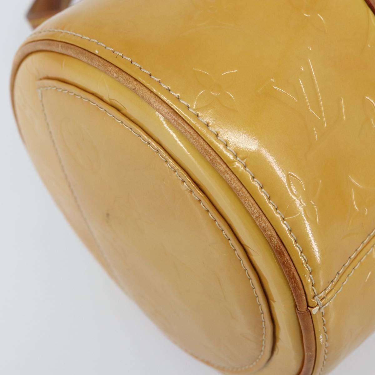 Louis Vuitton ヴェルニ　M91006 モノグラム ヴェルニ ベッドフォード ライムイエロー ハンドバッグ