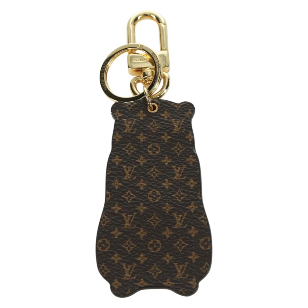 Louis Vuitton モノグラム キーホルダー LOUIS VUITTON Monogram LV Marmot Charm Purple M01350 LV Auth