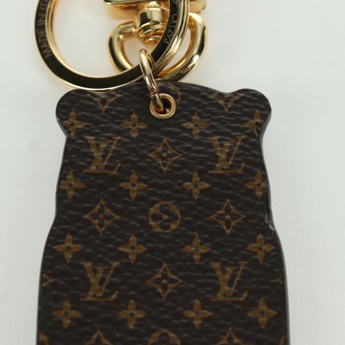 LOUIS VUITTON Monogram LV Marmot Charm Purple M01350 LV Auth