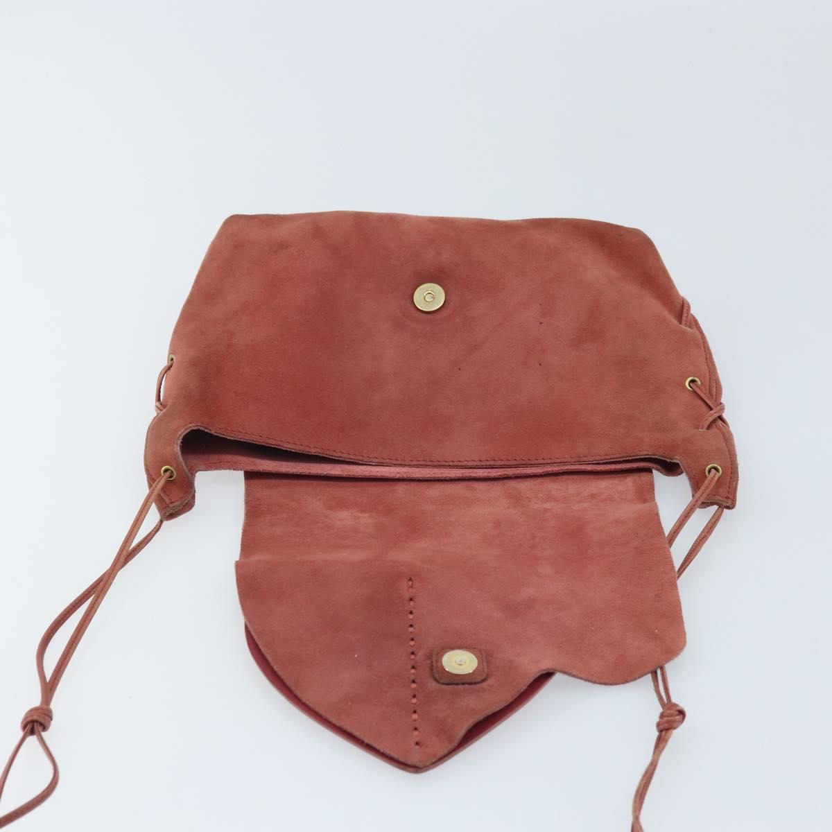 GUCCI Shoulder Bag Suede Pink Gold 95107 Auth YKZ626 | eBay
