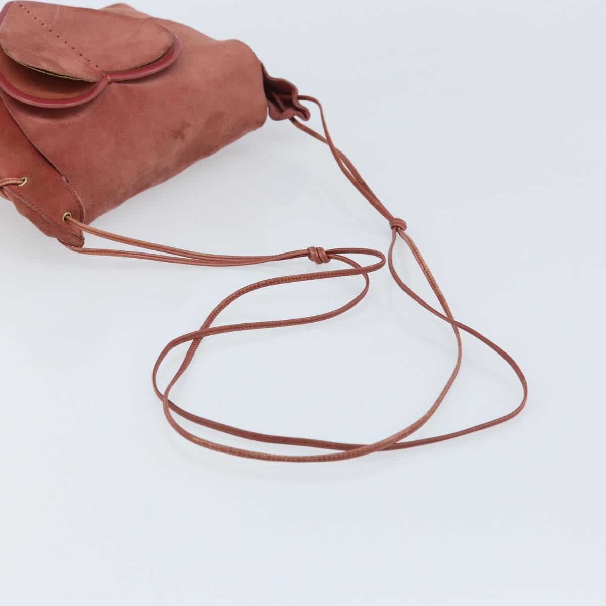 グッチバッグ GUCCI Shoulder Bag Suede Pink Gold 95107 Auth YKZ626 | eBay