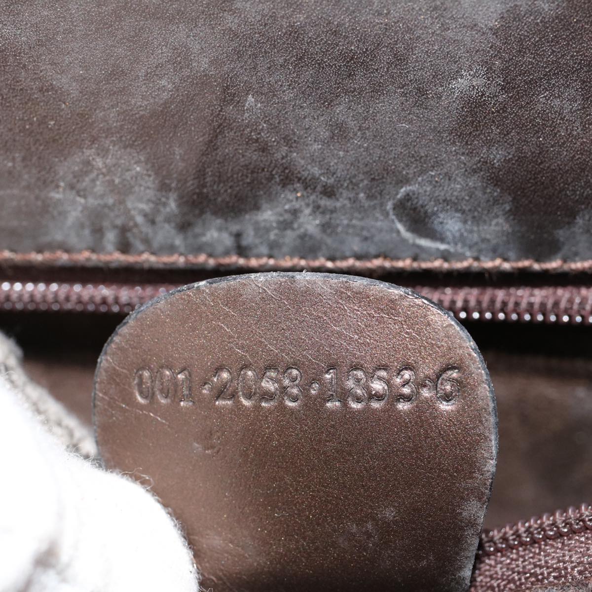 GUCCI Hand Bag Leather 2way Brown 001 2058 1853 6 Auth
