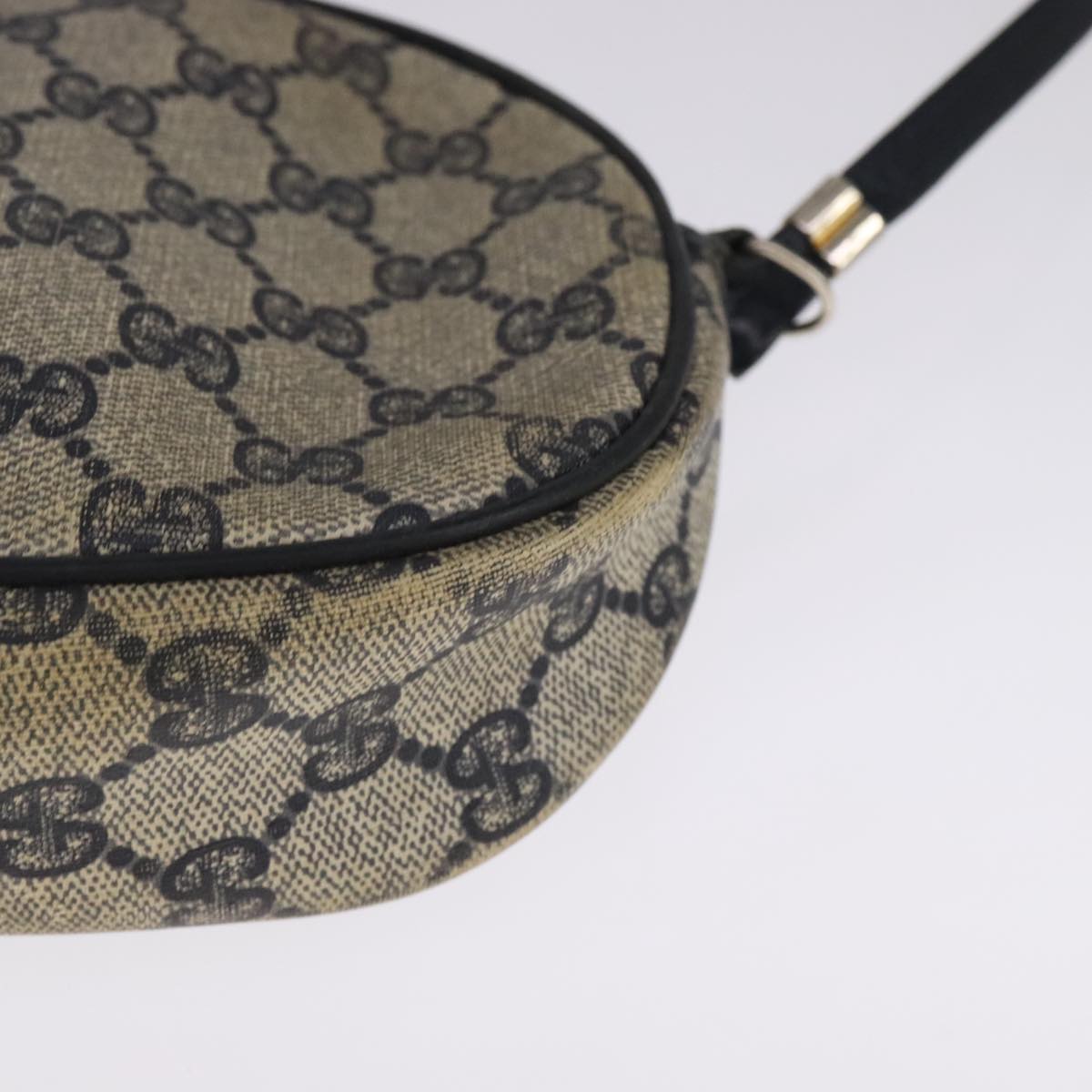 GUCCI GG Supreme Shoulder Bag PVC Navy Auth ac3524 | eBay