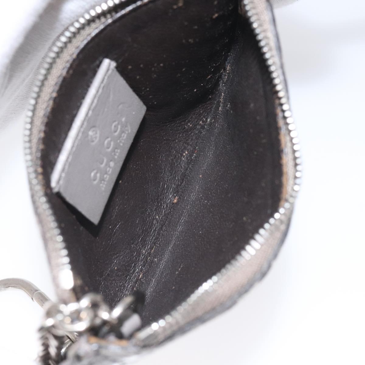GUCCI Diamante Coin Purse Leather Gray 250467 Auth ac3658 | eBay