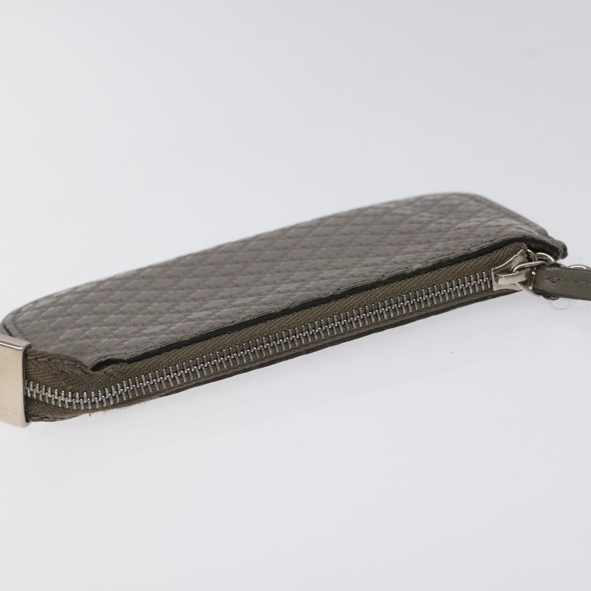 GUCCI Diamante Coin Purse Leather Gray 250467 Auth ac3658 | eBay