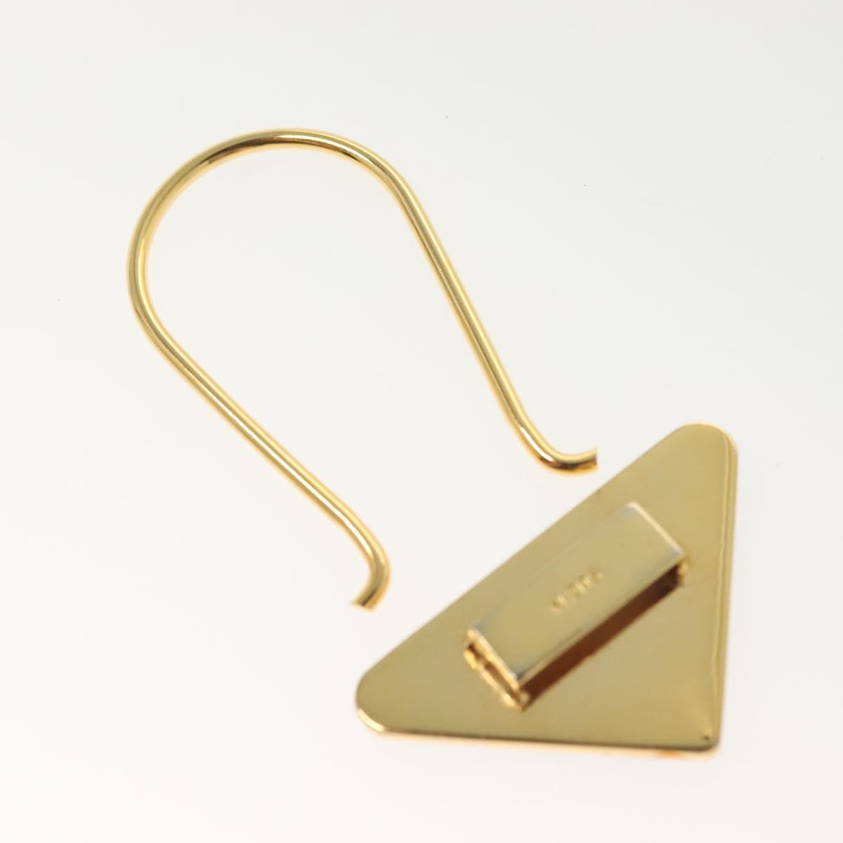 PRADA Key Ring metal Black Gold Auth ac3873 | eBay