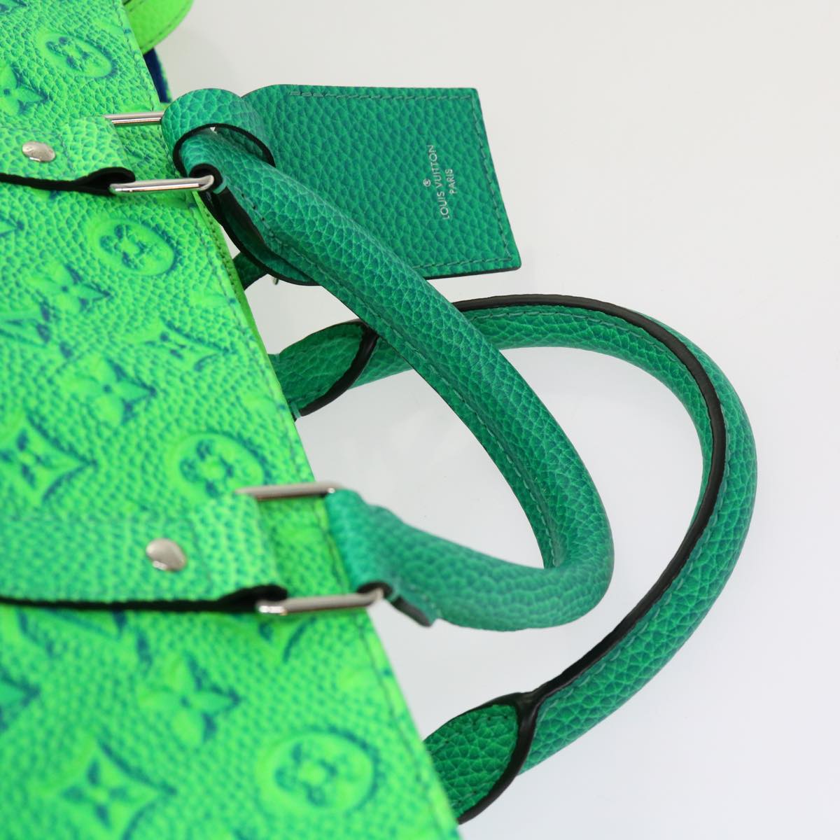 ★SALE★ Louis Vuitton ダークグリーン バッグ LV x Park Seo-Bo Keepall Bandoulière 25 A05 - Bags and Small