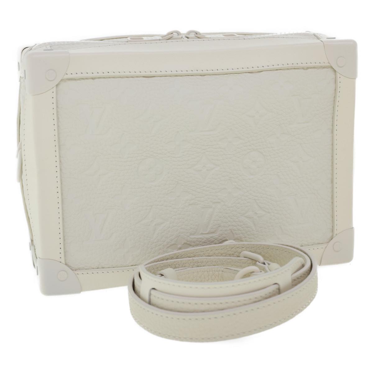 LOUIS VUITTON Virgil Abloh Shoulder Bag Soft Trunk Box White