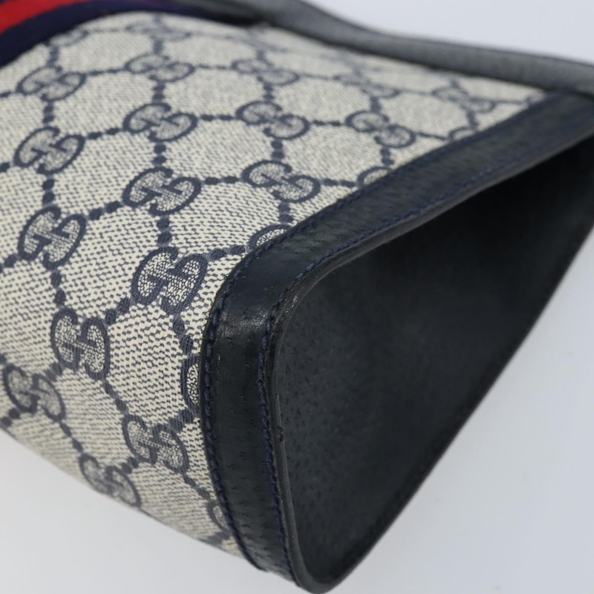 GUCCI ケース ウルフ 刺繍 GG柄 ラウンドジップ PVC ブラック GUCCI