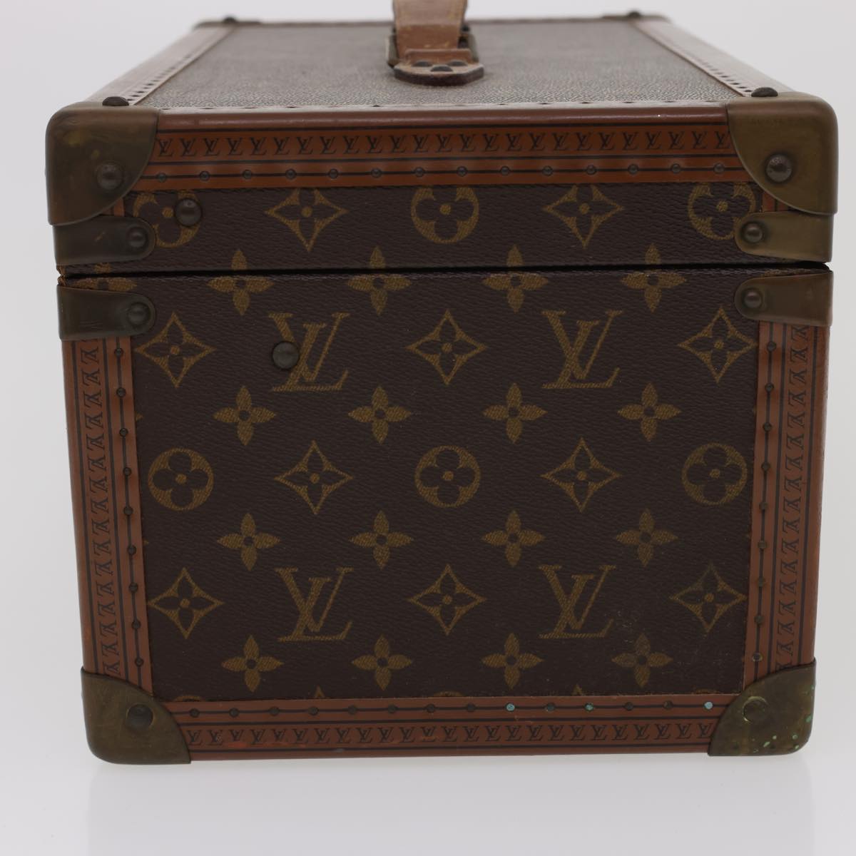 LOUIS VUITTON Monogram Boite Buteil Hand Bag Vanity Vintage M21822