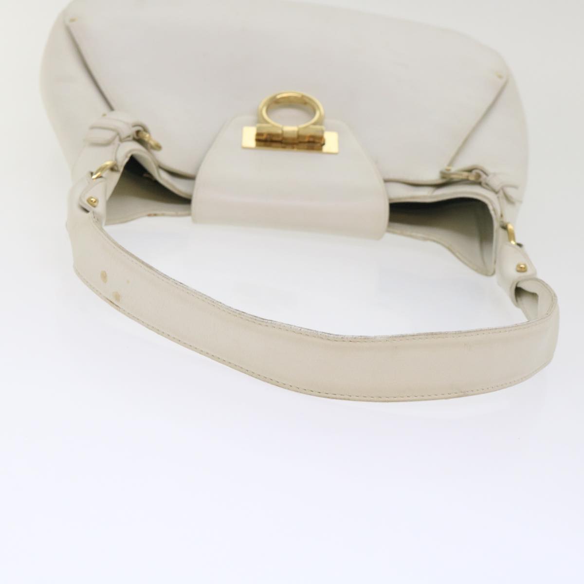 美品 FERRAGAMO VANIA スリングバックシューズ 5.5 ホワイト Salvatore Ferragamo - 未使用さん♥フェラガモFerragamo VIVA