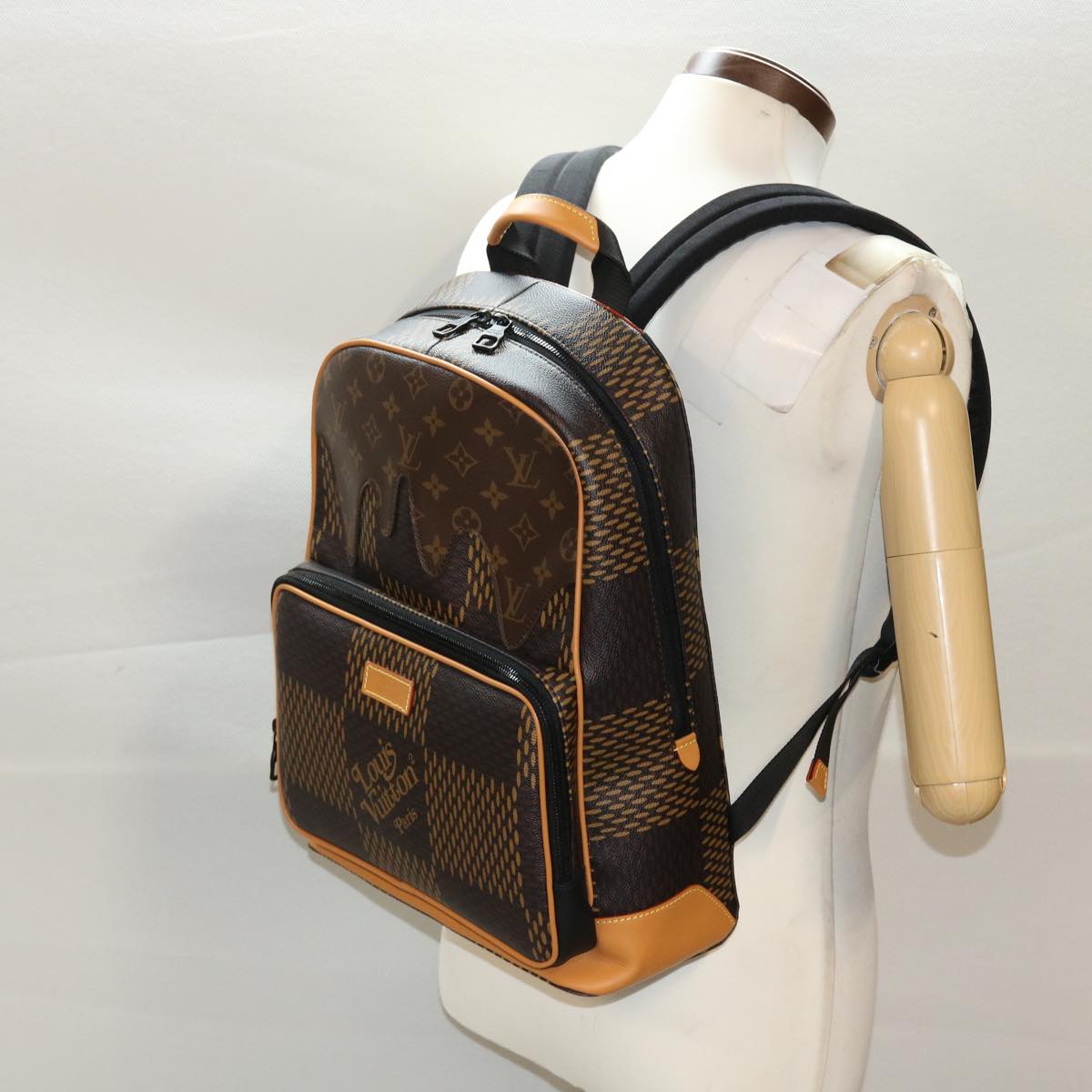 LOUIS VUITTON Damier Giant NIGO Campus Backpack N40380 LV  display picture 2