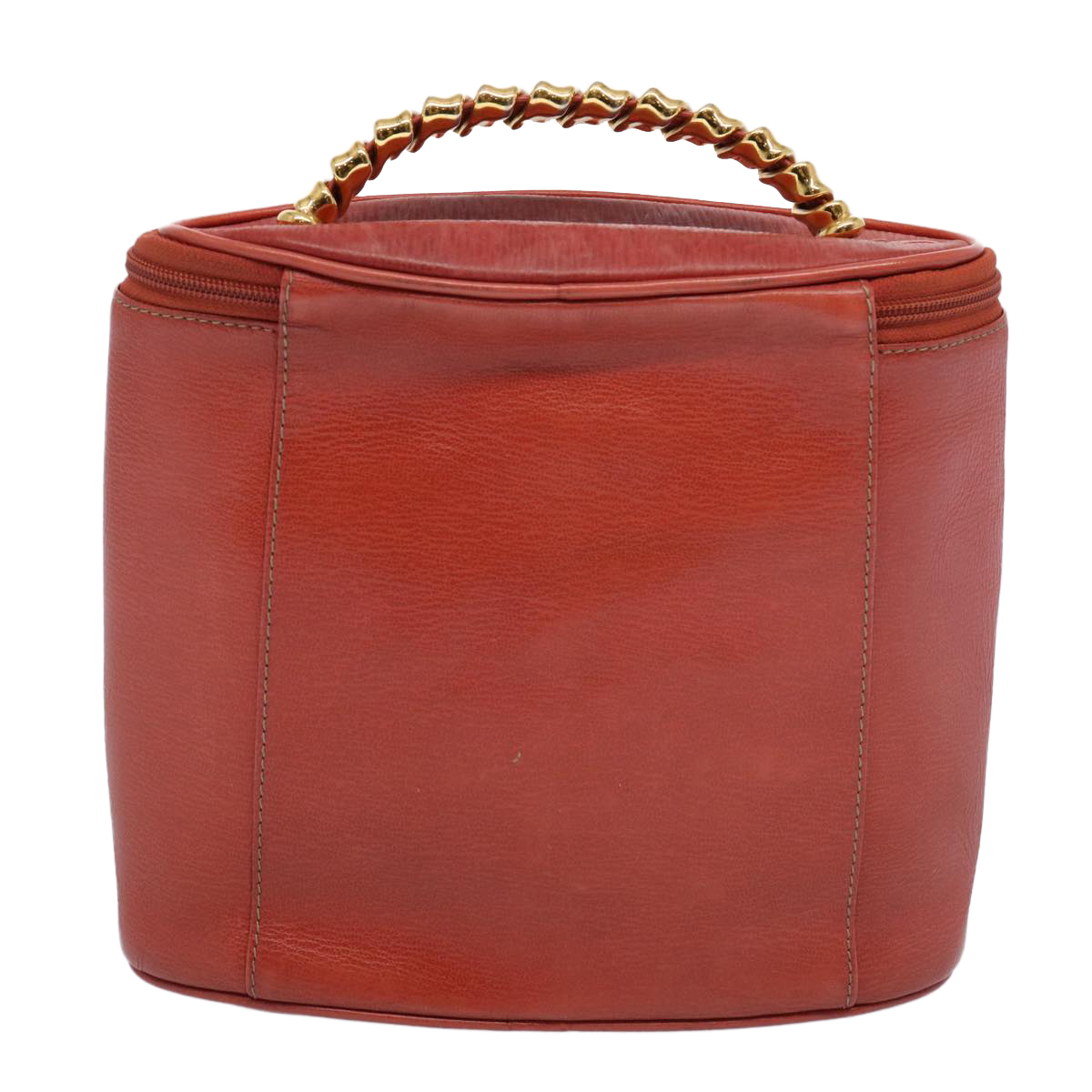 【VINTAGE LOEWE/ロエベ】Velazquez vanity LOEWE Velazquez Metal Handle Handbag Vanitybag Beige Vintage
