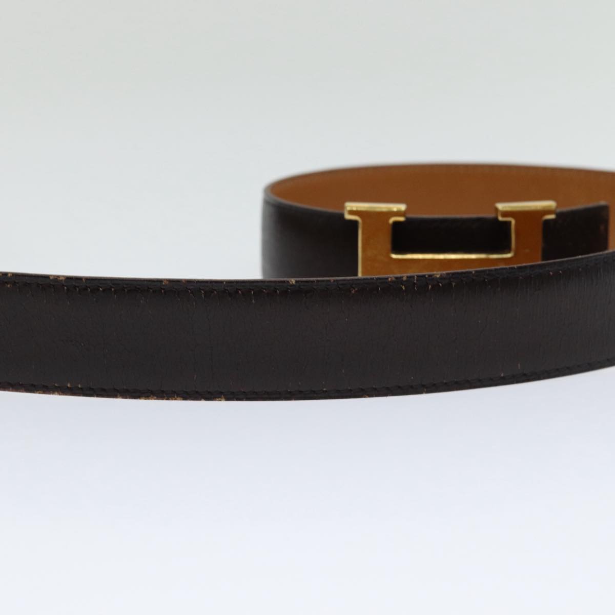 HERMES Constance Belt Leather 35.4\