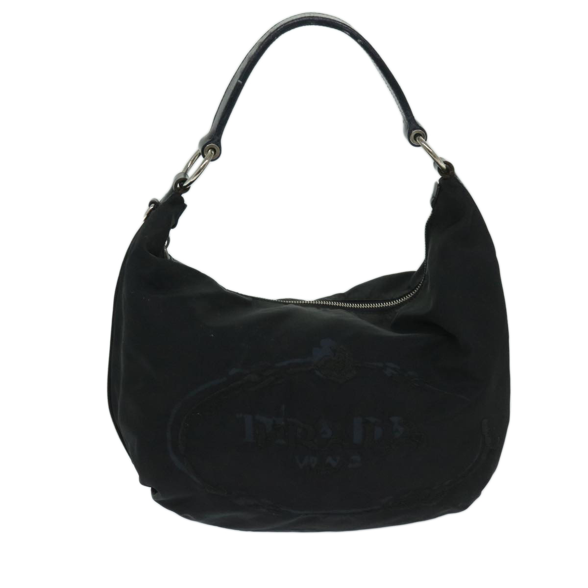 PRADA Shoulder Bag Nylon Black Auth am5930 | eBay