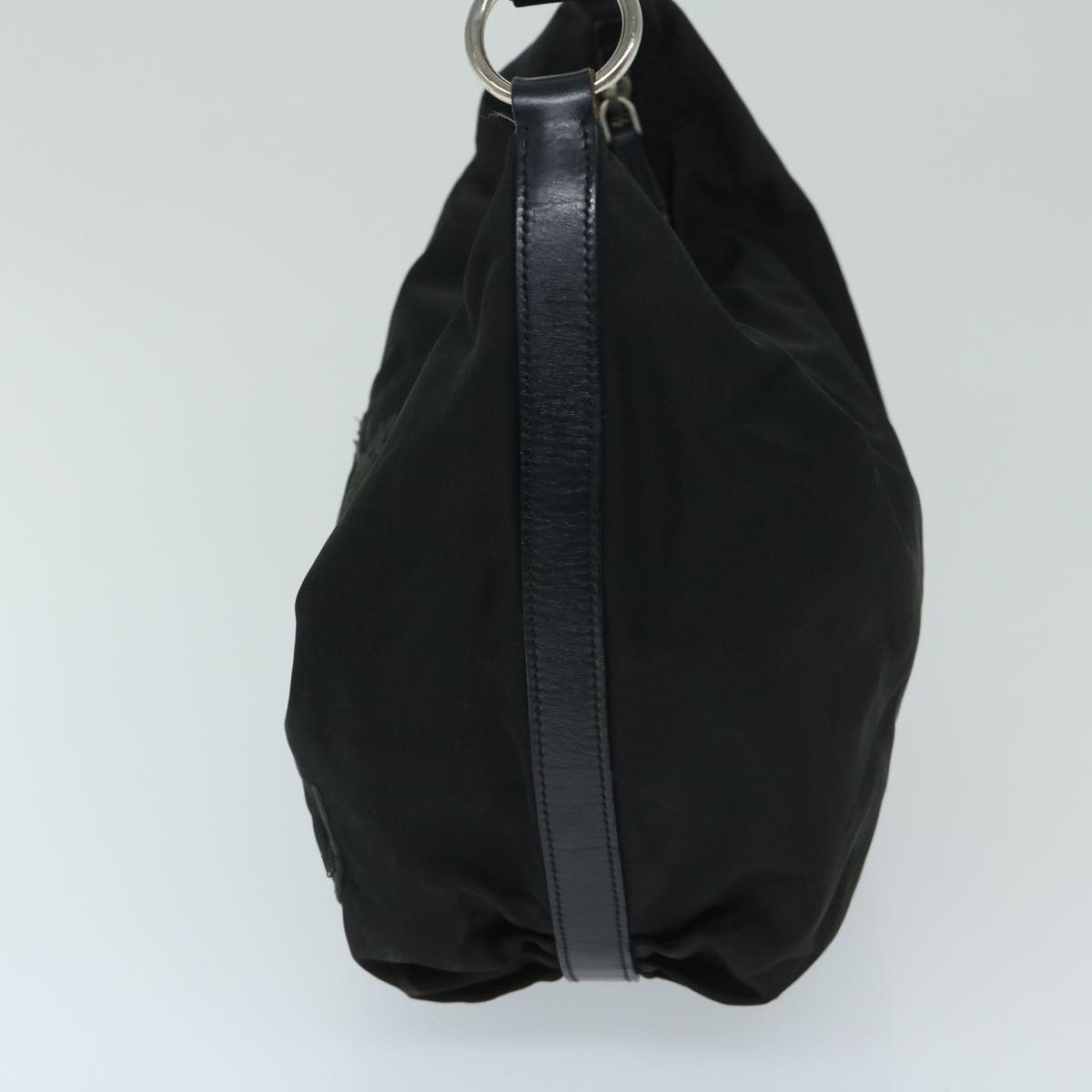 PRADA Shoulder Bag Nylon Black Auth am5930 | eBay