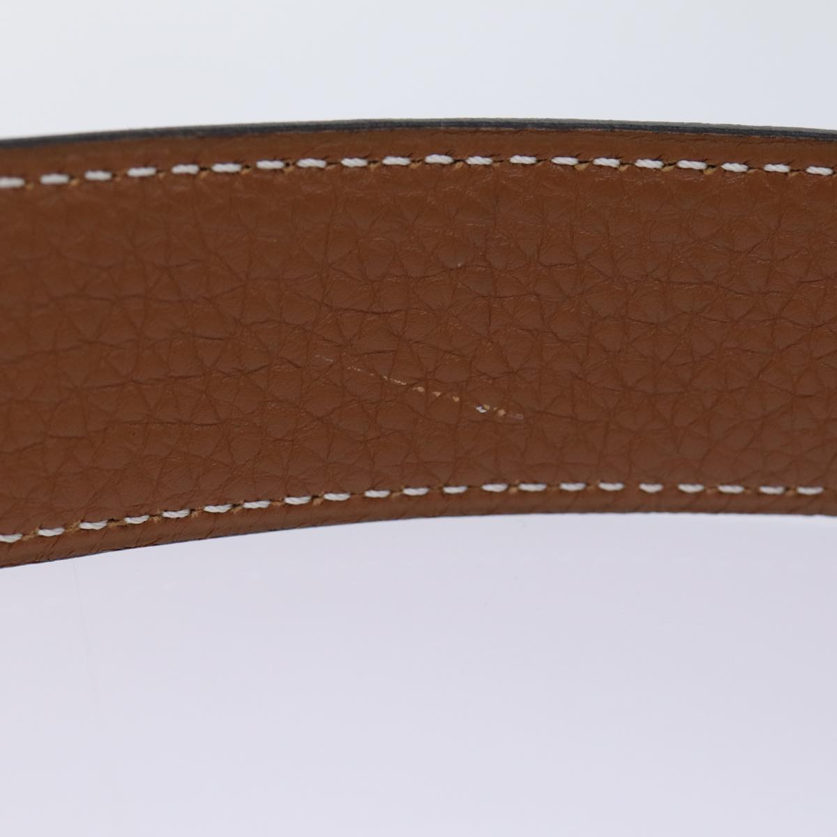 HERMES Evelyn oval buckle reversible Belt Leather Black