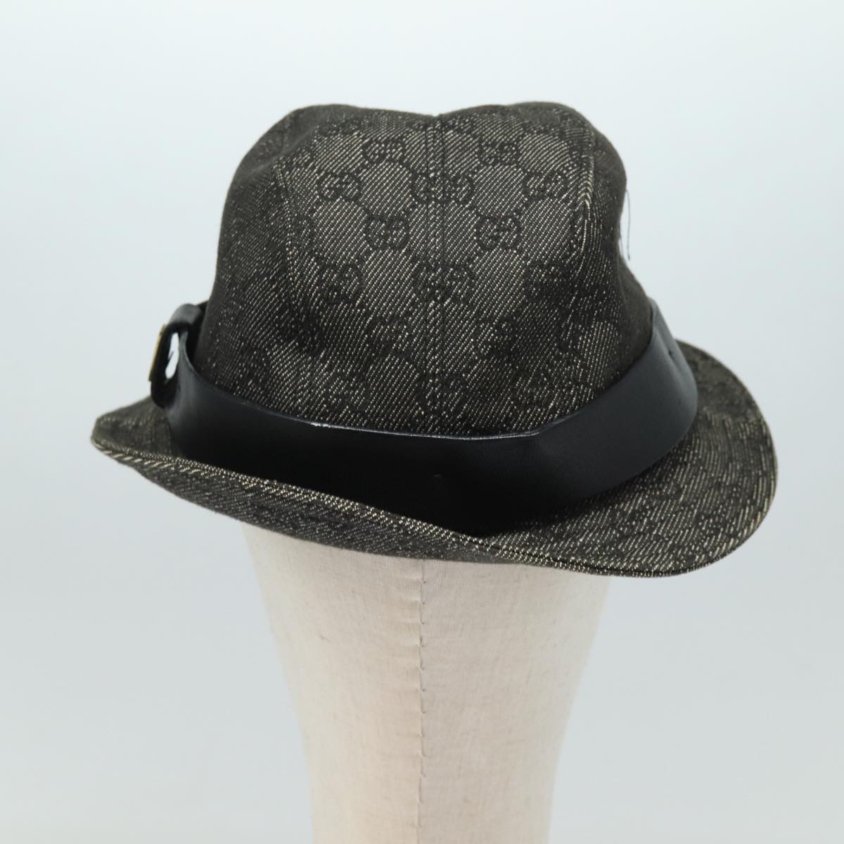 GUCCI GG Canvas Hat S Black Auth am6440 | eBay display picture 3